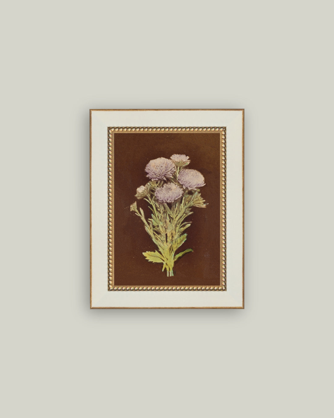 Lilac Dahlia on Brown