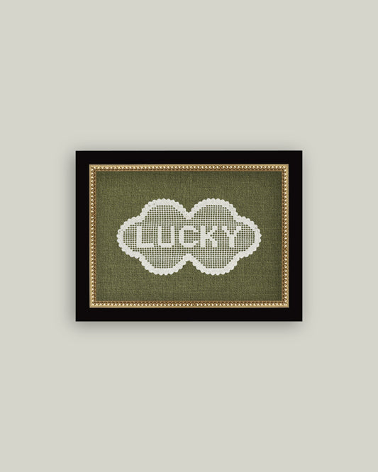 St. Patricks Day Lucky Doily