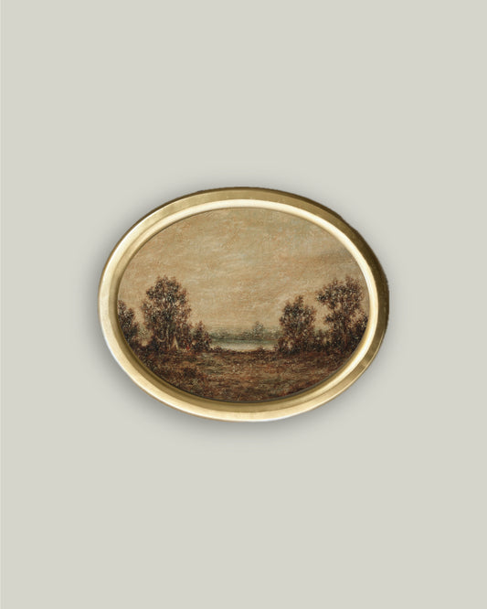 Moonlight in Oval Frame