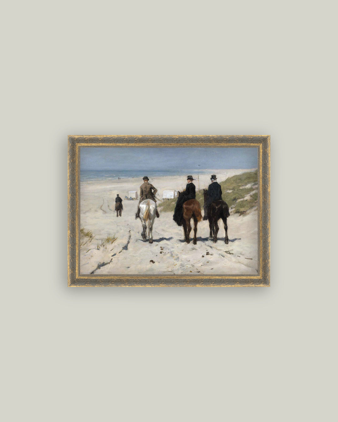 Morning Ride Along the Beach