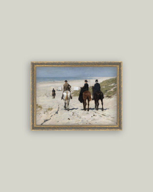 Morning Ride Along the Beach