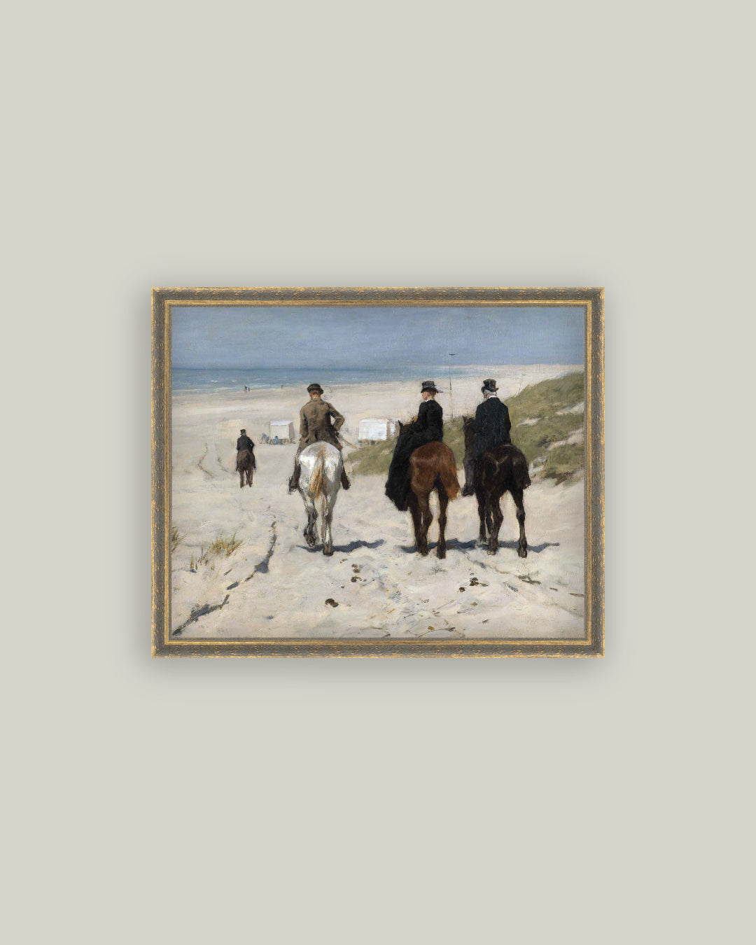 Morning Ride Along the Beach