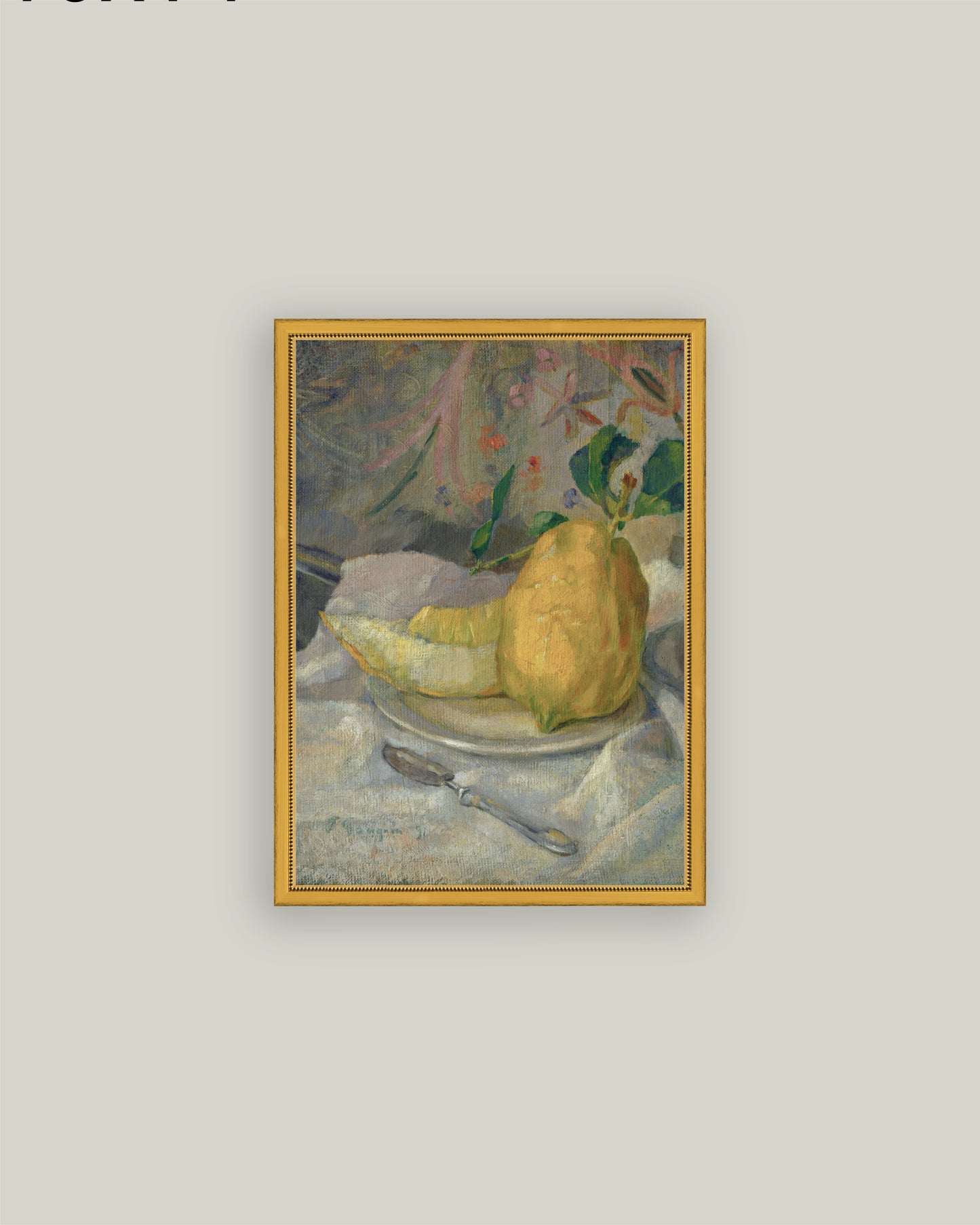 Still Life Melon Lemon