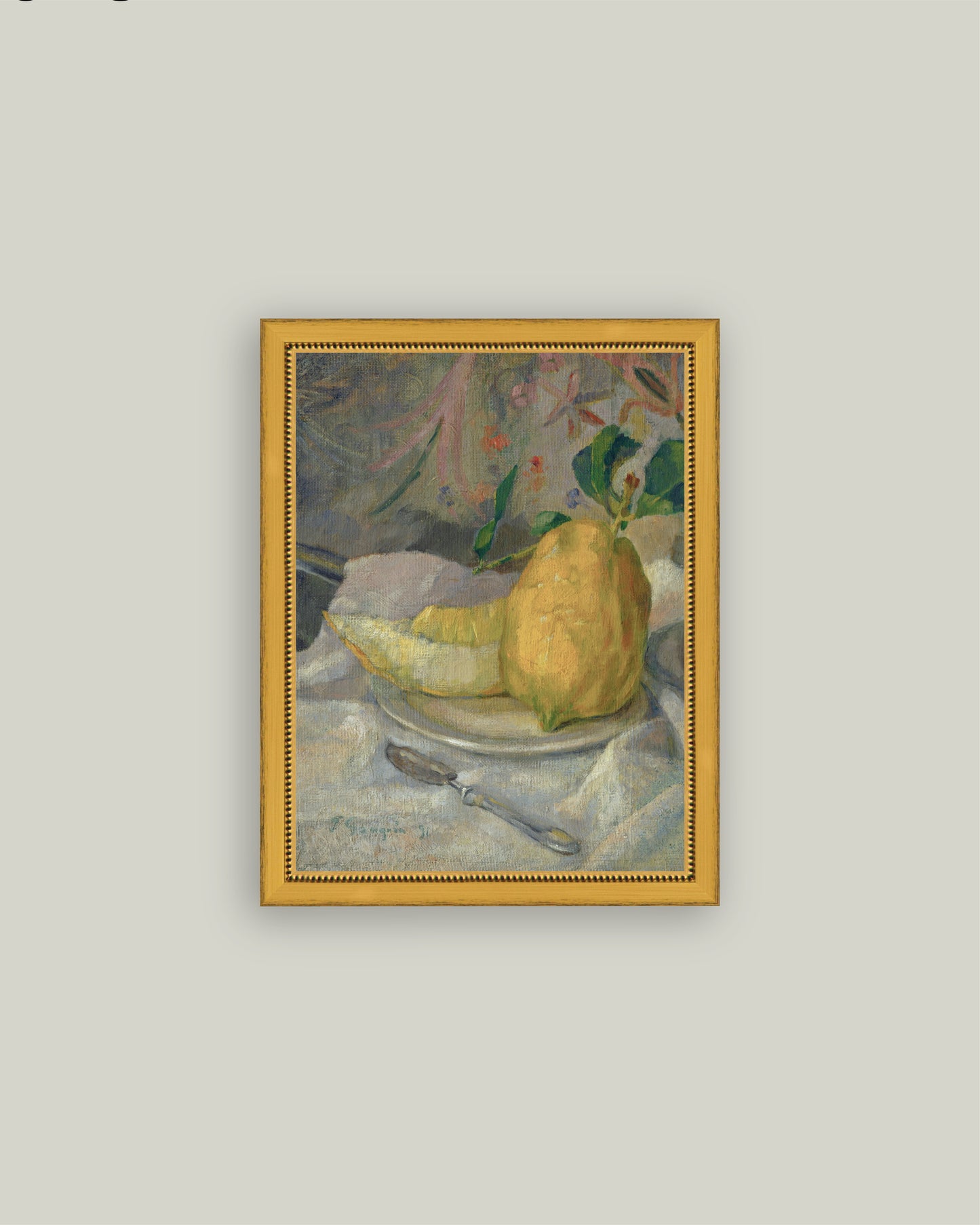 Still Life Melon Lemon