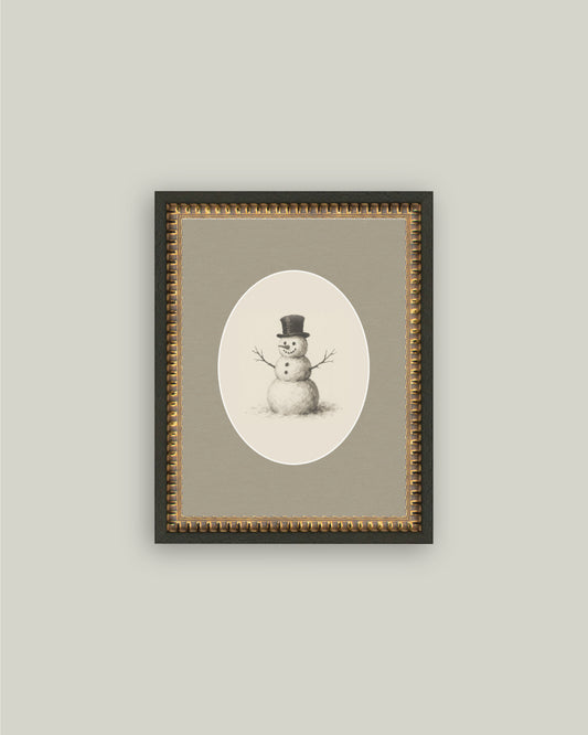 Oval Snowman
