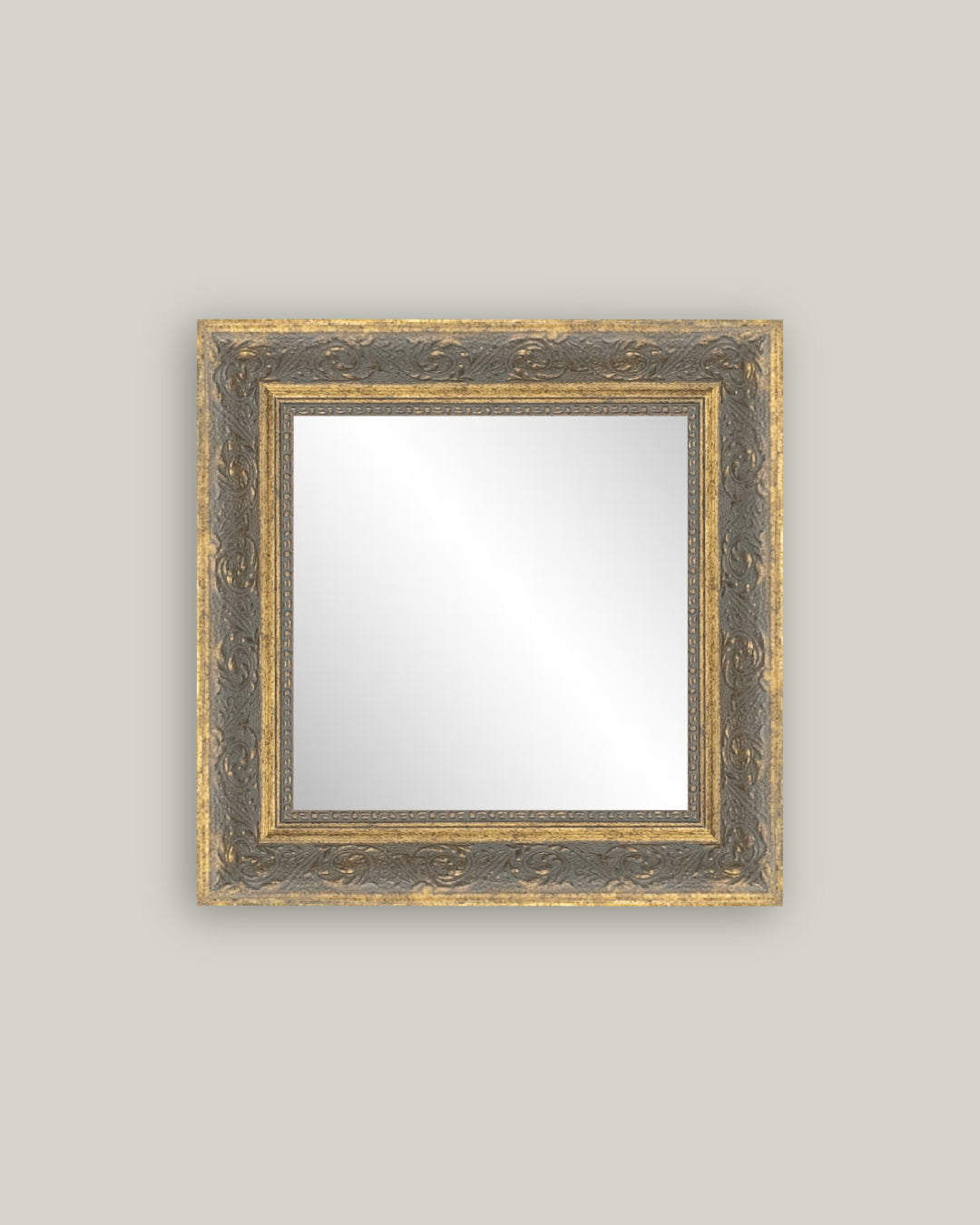 Patina Gold Framed Mirror