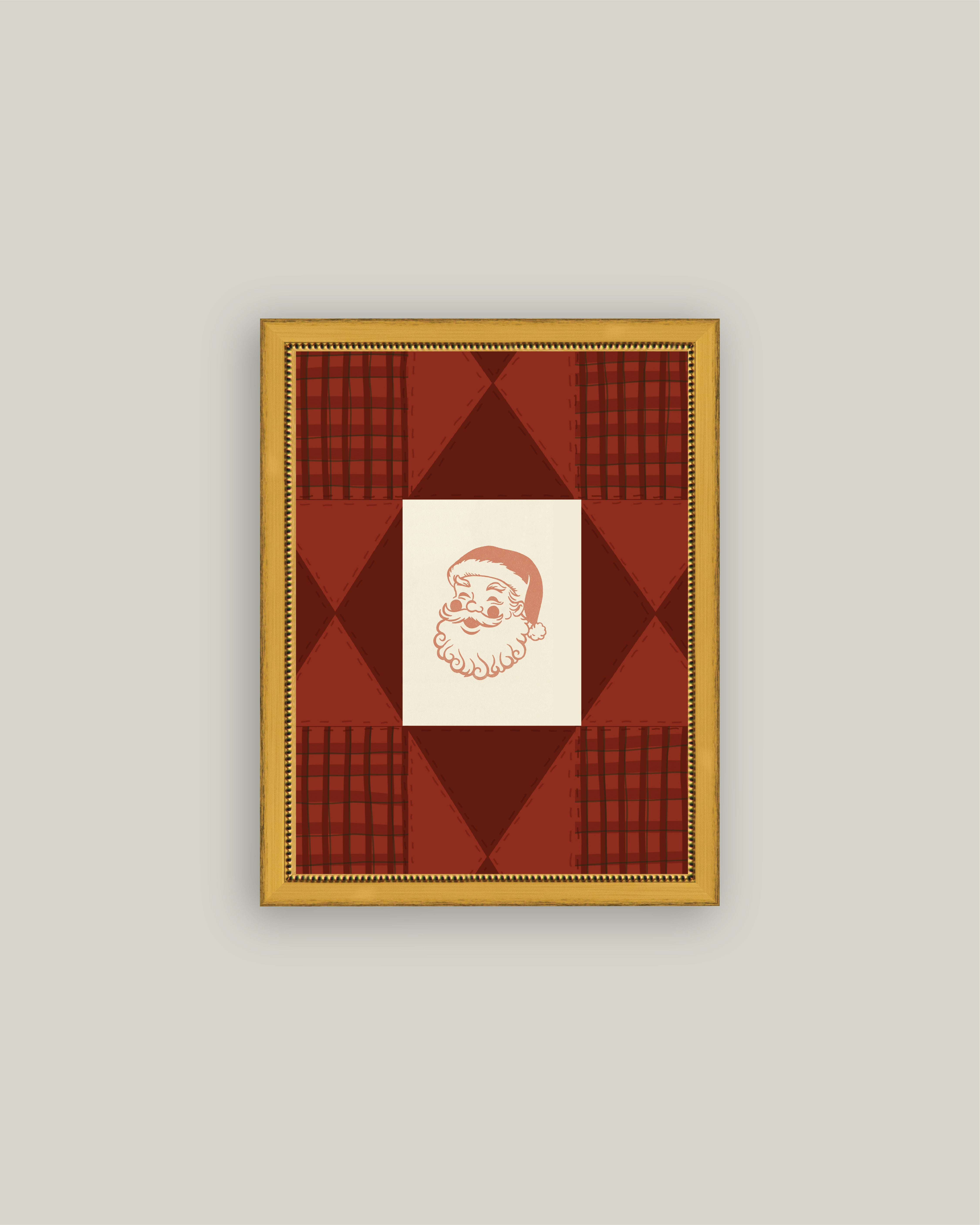 Plaid St. Nick – Petal Lane Home