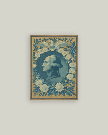 Portrait Wreathed in Blue