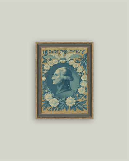 Portrait Wreathed in Blue