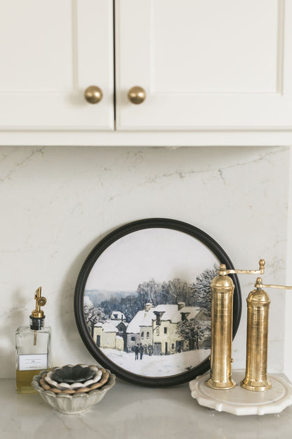 Winter Landscape Circle