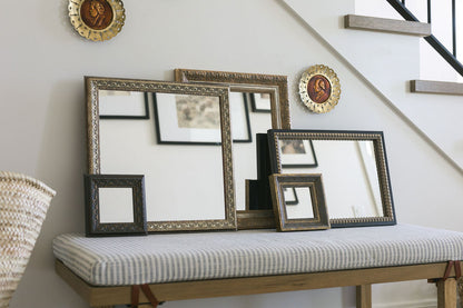 Patina Gold Framed Mirror