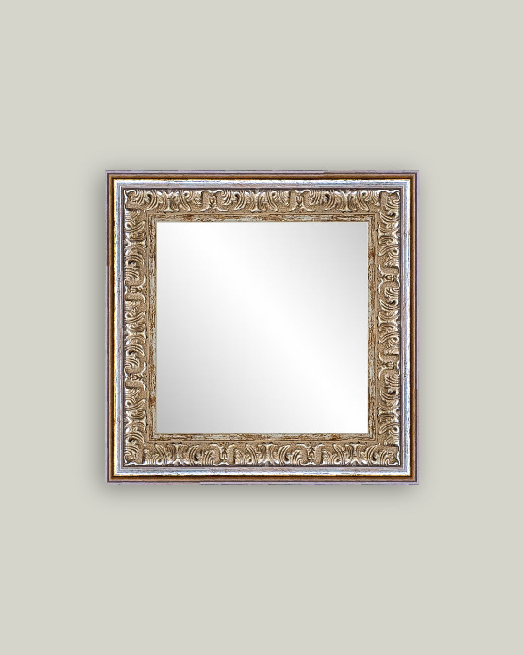 Silver Gold Framed Mirror