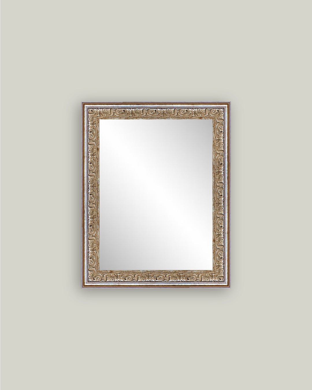 Silver Gold Framed Mirror