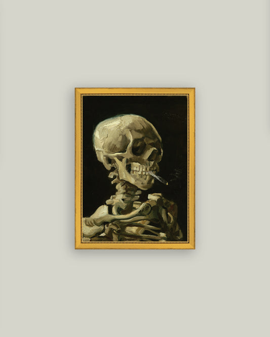 Skull with Cigarette
