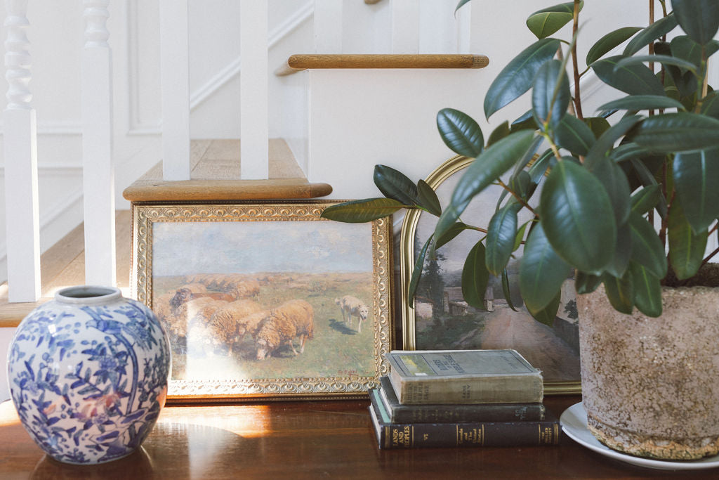 Sheep with Sheep Dog