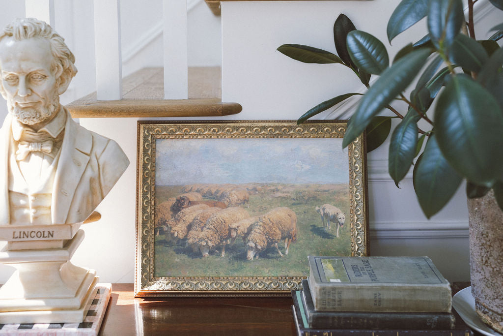 Sheep with Sheep Dog