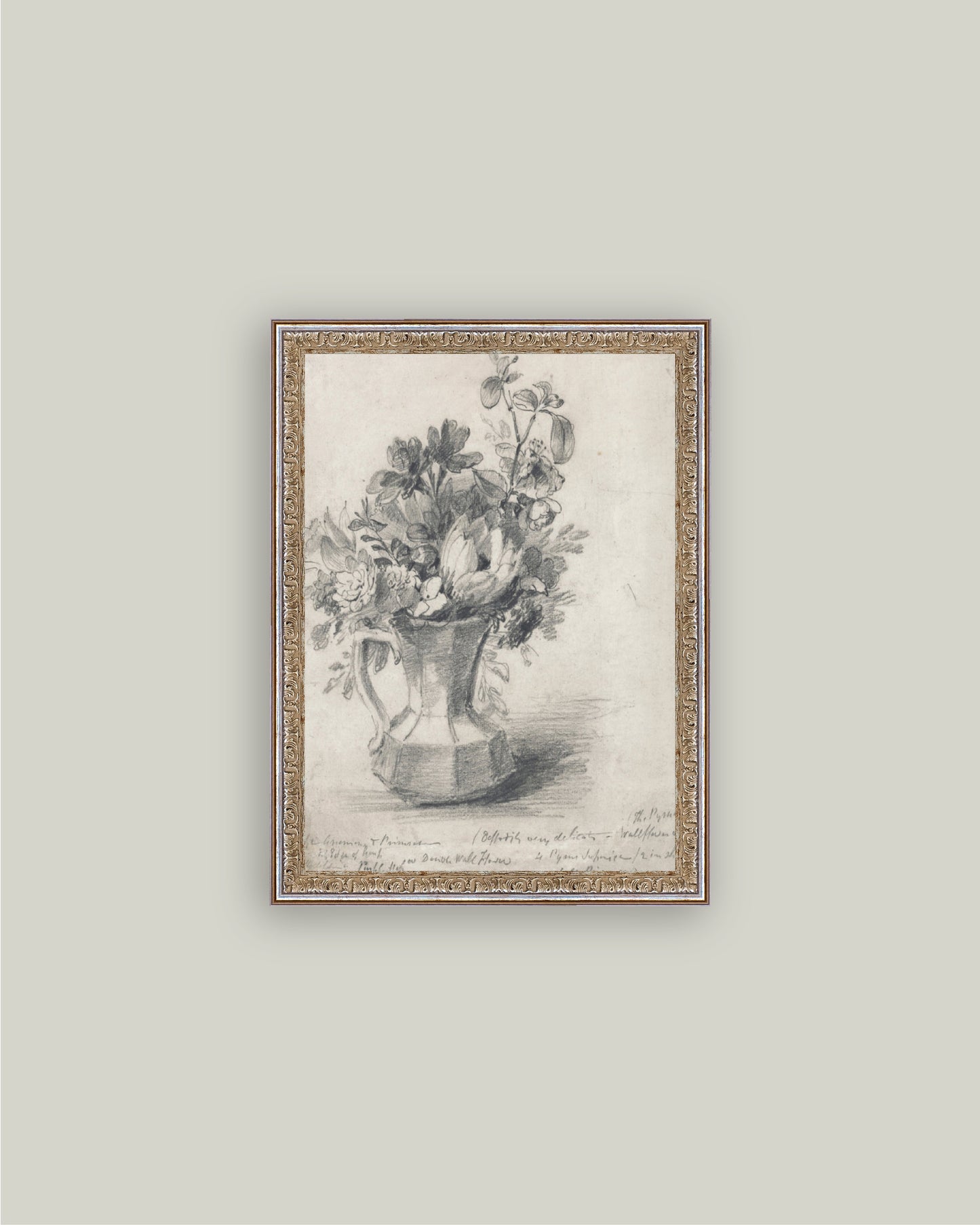 Sketch Flowers in a Pitcher