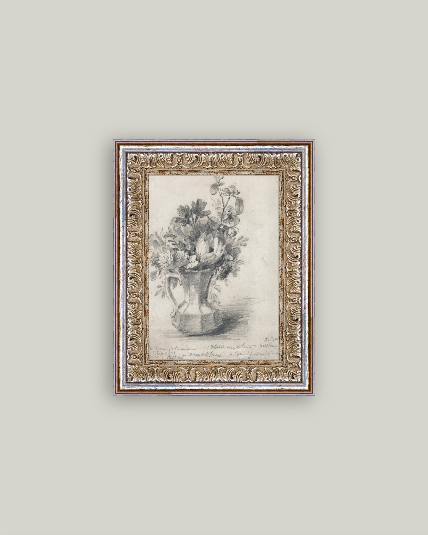 Sketch Flowers in a Pitcher