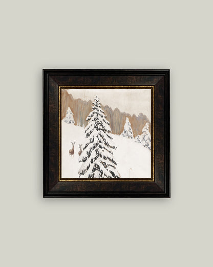 Snowy Pine Tree