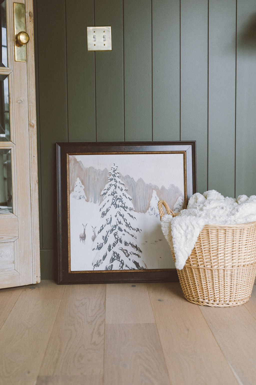 Snowy Pine Tree