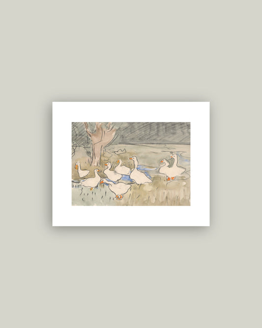 Spring Geese Artist Board