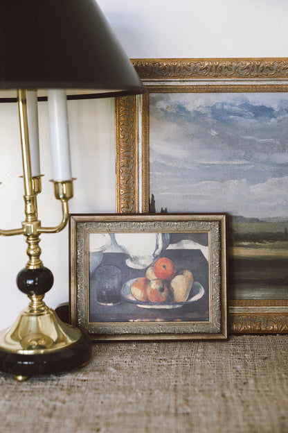 Still Life Apples and Wine