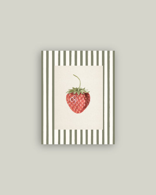 Strawberry on Stripes Artist Board