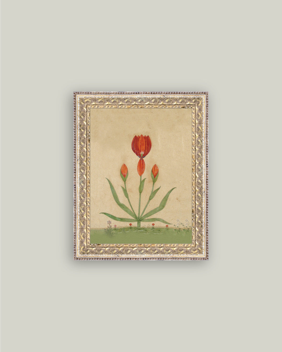 Three Red Tulips