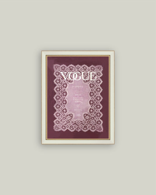 Vintage Vogue Maroon