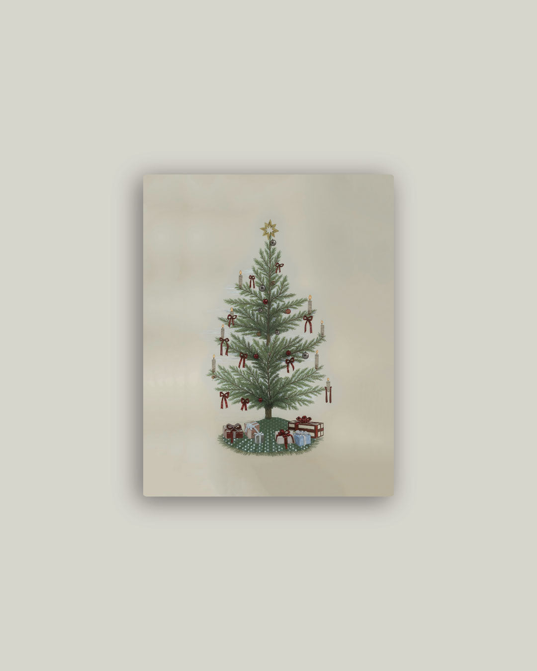 Vintage Tree Bows Artist Board