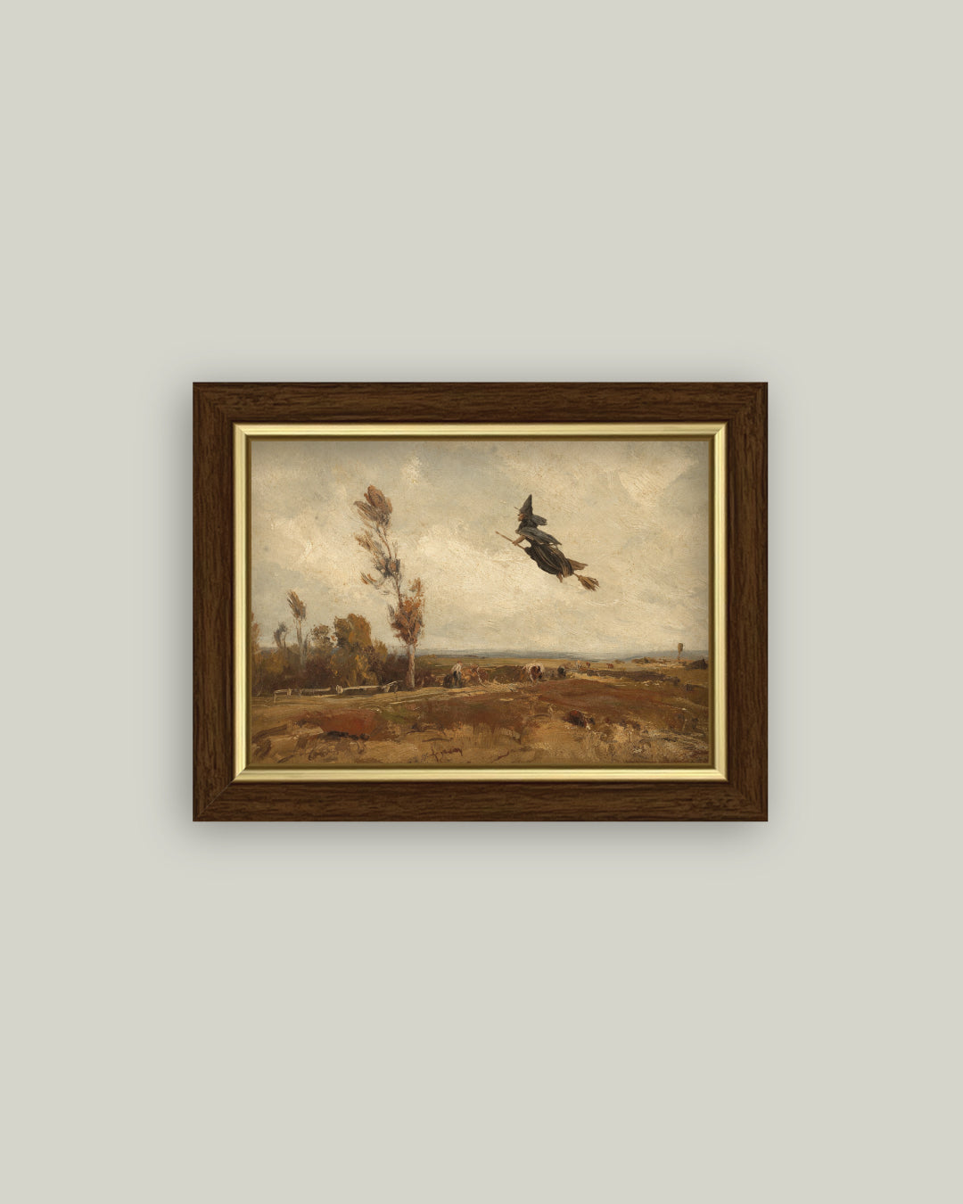 Witch Over an Autumn Sky