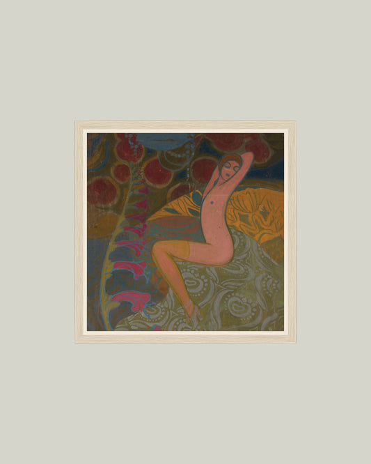 Woman and Flowers