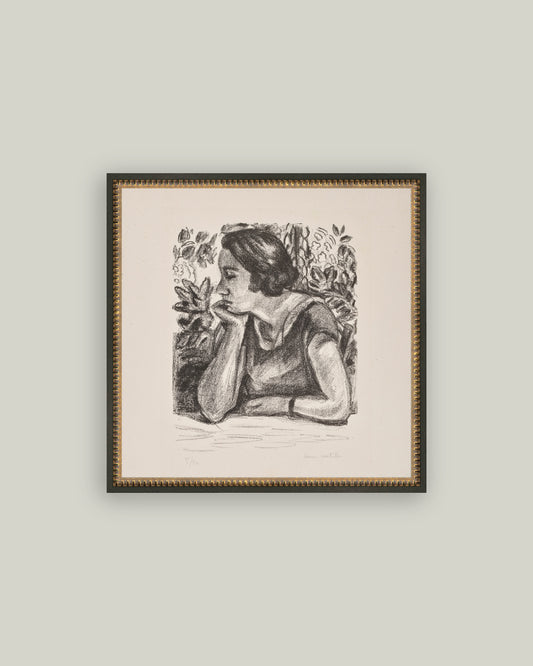 Woman Resting on Her Arm