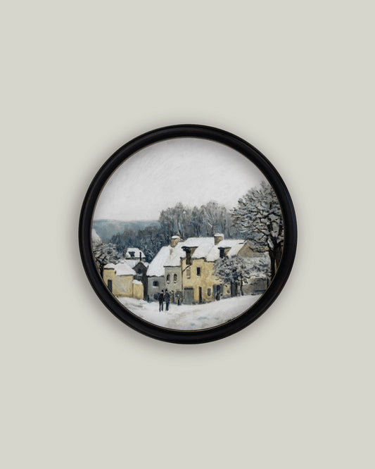 Winter Landscape Circle
