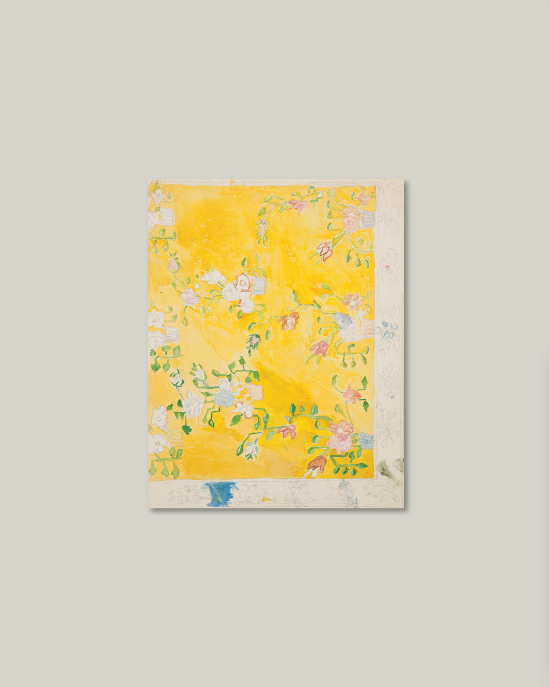 Yellow Pattern Artist Board