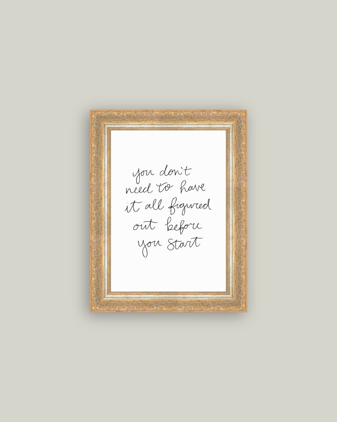 You Don't Need