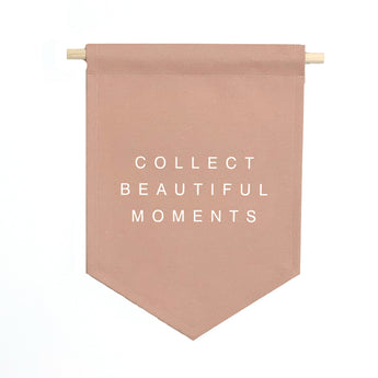 bannerlove Collect Beautiful Moments Hanging Banner