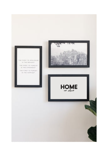 Petal Lane Home Ebony Magnet Board with Quote 