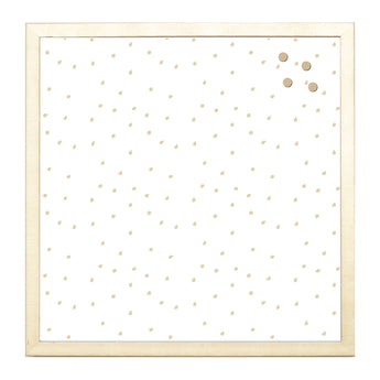 Petal Lane Home Gold Funky Dots Magnet Board