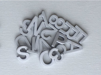 White letterlove Magnetic Letters