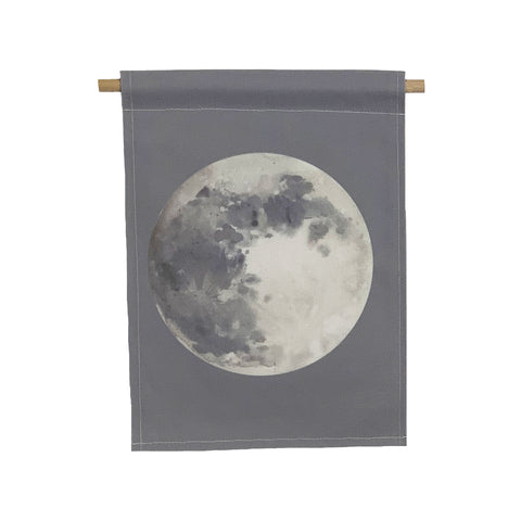 bannerlove Watercolor Moon Hanging Banner