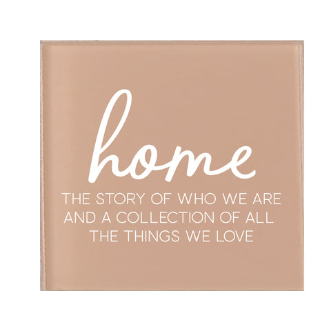 Glass Magnet Home The Story
