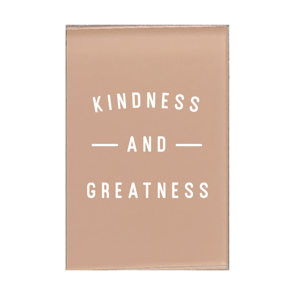 Glass Magnet Kindness And Greatness
