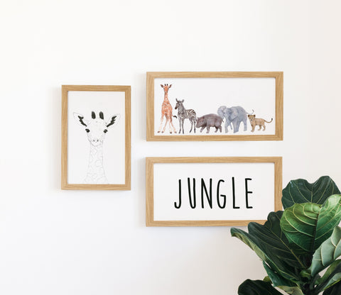 Baby Jungle Animals Family