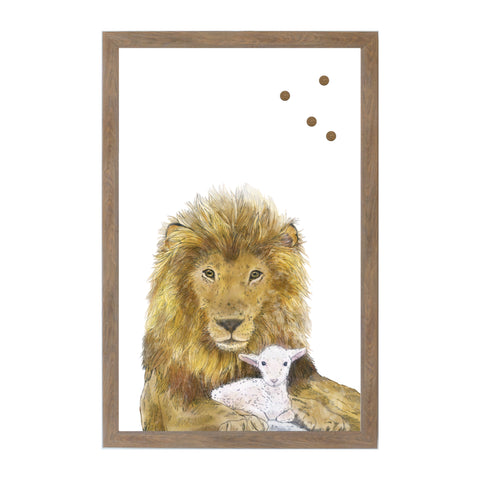 Aleia Lion and Lamb Magnet Board