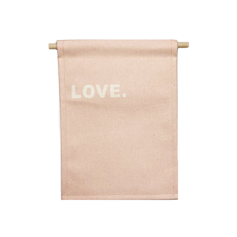 Valentine's bannerlove - Love Pink