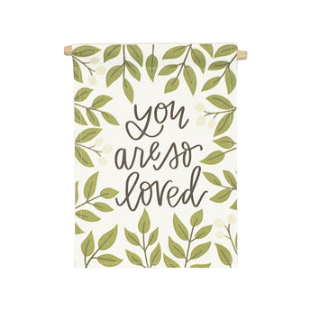 Petal Lane Home bannerlove Alexa You are So Loved Hanging Canvas Banner