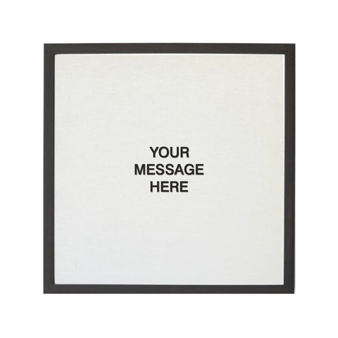 Magnetic Letter Board - White + Ebony