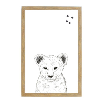 Petal Lane Home Wholesale Baby Lion Line Drawn Magnetic Board/Artwork