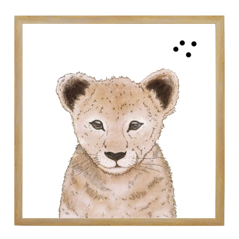 Baby Jungle Animals Lion Face